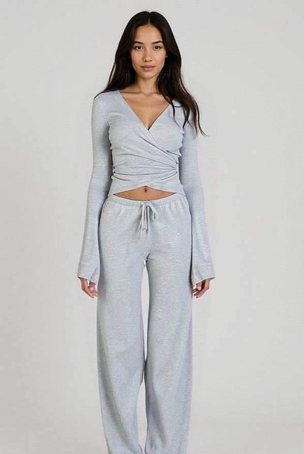 SOFT SET -סט לוקס רך Gray