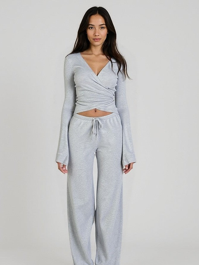 SOFT SET -סט לוקס רך Gray